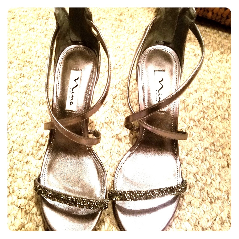 Nina Platinum heels